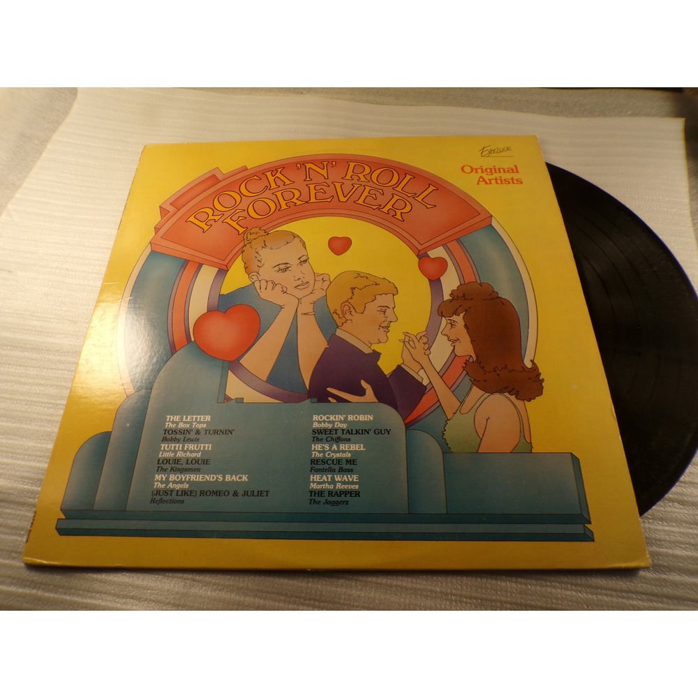 Rock N Roll Forever Various Artists Vinyl LP Excelsior XMP-6011 1980 Compilation